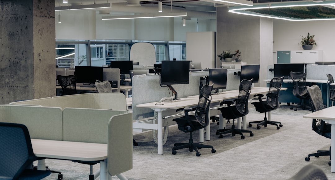Modern office workspace